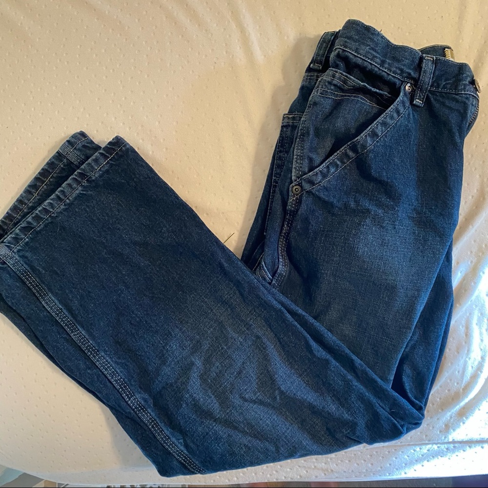 Dark blue boys carpenter jeans